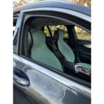 Meka Part Oto Koltuk Koruyucu Kılıf 2 Parça Universal Ön Koltuklar Yeşil Beyaz %100 Pamuk - Görsel 3