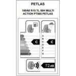 Petlas 195/60 R15 88H Multiaction PT565 Oto 4 Mevsim Lastiği  (Üretim Yılı:2025) - Görsel 2