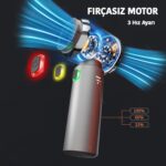 Robeve Güçlü Vakumlu Oto Süpürgesi Elektrik Süpürgesi Şarjlı El Süpürgesi Çok Fonksiyonlu 3 Kademeli Araba Süpürgesi 15000PA Güçlü Oto Süpürge Araç Süpürge Araç Süpürgesi - Görsel 5