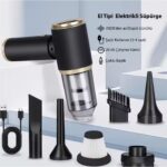 Kablosuz Şarjlı Çok Fonksiyonlu El Süpürgesi - Güçlü Emiş & Üfleme Özellikli Araç Süpürgesi - Görsel 5