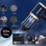 Kablosuz Şarjlı Çok Fonksiyonlu El Süpürgesi - Güçlü Emiş & Üfleme Özellikli Araç Süpürgesi - Görsel 8