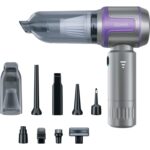 Auhma Ahv-09 Kablosuz Taşınabilir Araç Içi El Süpürgesi | 15000PA Güçlü Vakum | 4’ü 1 Arada Çok Amaçlı Temizlik