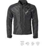 Kasaı Black 4 Mevsimlik Su Geçirmez Korumalı Motosiklet Montu | Ce Sertifikalı, Rüzgar Geçirmez, Termal Astarlı