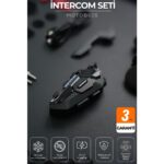Mt-X2 5.3 Kask Kulaklık Bluetooth Motosiklet Kulaklık Intercom Seti Siri ve Google Asistan-Eşleşmeli
