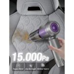 Auhma Ahv-09 Kablosuz Taşınabilir Araç Içi El Süpürgesi | 15000PA Güçlü Vakum | 4’ü 1 Arada Çok Amaçlı Temizlik - Görsel 4