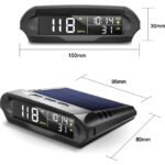 Multizone Tır Kamyon ve Arabalar Için Uyumlu Gps Hız Göstergesi Güneş Enerjili Hız Ölçer - Görsel 2