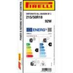 Pirelli 215/50R18 92W Cınturato All Season Sf3 Oto 4 Mevsim Lastiği (Üretim: 2025) - Görsel 2