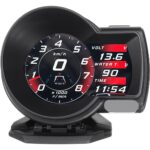 Obd Speedmeter Araç Ekran Dijital Hız Ölçer LCD Headup Enstrüman Araba Otomatik Teşhis Cihazı - Görsel 5