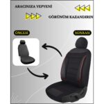 Z&C MAXTECH Her Araca Uyumlu Tam Takım Flex K Model Oto Koltuk Kılıfı Seti - Görsel 4