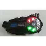 BT68 Kameralı Intercom Motosiklet Bluetooth Kask Kulaklık Ses Kontrolü 1080P Video Kayıt Interkom - Görsel 2