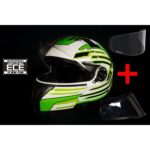 Moto Kalkan Çene Açılır Kask Pinlock ve Ekstra Vizör Hediye