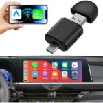 Carplay USB ve Type-C 2in1 Araç Multimedya Adaptörü Yeni Tasarım Mini Kablosuz Ios Android Uyumlu - Görsel 2