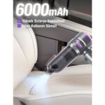 Auhma Ahv-01 Kablosuz Güçlü Araç Süpürgesi ve Hava Üfleyici | 15000PA Vakum Gücü | 3 Kademeli Hız | 9 Parça Aksesuar - Görsel 4