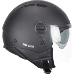 Cgm 116A Aır Açık Kask Siyah Uzun Vizör+Güneş Vizörlü -L