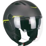 Cgm 116G Aır Bıco Açık Kask Gri-Siyah-Sarı Uzun Vizör+Güneş Vizörlü -L - Görsel 2