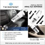 12V ARAÇ SÜPÜRGESİ 80W (KABLOSUZ ŞARJLI)