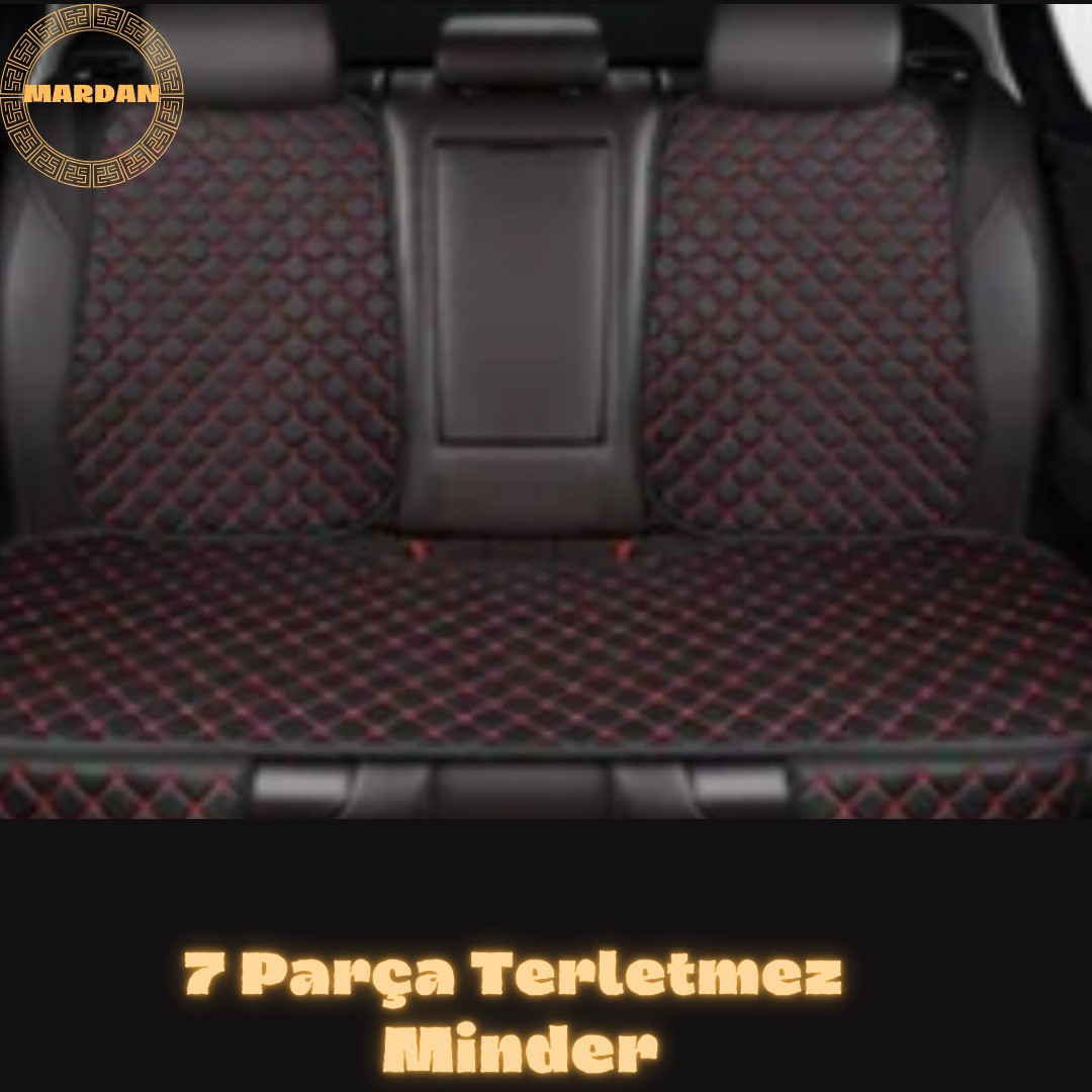 110001000744997.jpg Galaxy Oto Koltuk Minderi 7 Parça Terletmez Kumaş - Görsel 1