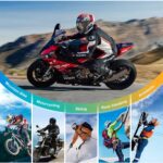 Serreha Kamera Interkom Kulaklık Q28 Motosiklet Kask Bluetooth Kulaklık 1080P - Görsel 5