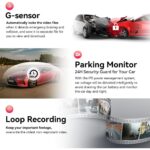 Z50 Dikiz Aynası Araba Kamerası, 4K Ön, 1080P Arka, Gece Görüşü, G-Sensörü, Wifi, Gps - Görsel 4