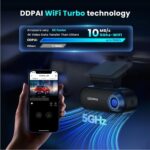 4K Dual Lens Araba Kamerası N5, 2160P+1080P, 5g Wifi, Gps, 32GB, 24 Saat Park Izleme - Görsel 5