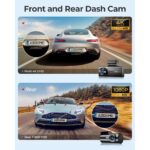 E1 Lite 1080P Mini Dash Cam, Gps, Sesli Kontrol, 24 Saat Park Izleme, Gece Görüşü - Görsel 5