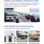 A229 Pro 4K Hdr Dash Cam, Dual Starvıs 2 Sensörler, 5ghz Wi-Fi, Gps, 24 Saat Park Izleme - Görsel 2