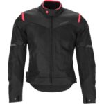 Acerbis Ce Ramsey Wented 2.0 Yazlık Bayan Mont Siyah Kırmızı - Görsel 2