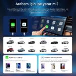 Tbox Lite S Kablosuz Carplay 4gb Ram 32GB Rom Android Youtube Netflix Video Oynatma Mini HDMI Girişi - Görsel 5