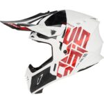 Acerbis X-Track 22-06 Kask Siyah Beyaz - Görsel 3