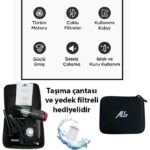 ALLY 14000pa Güçlü Portatif 2 Kademeli Tasinabilir Vakumlu Kablosuz Üflemeli Mini Araç Süpürgesi SW-103 - Görsel 5