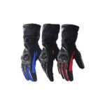 Suomy Motosiklet Eldivenleri Su Geçirmez Rüzgar Geçirmez Kış Sıcak Dokunmatik Ekran-Mavi- - Görsel 2