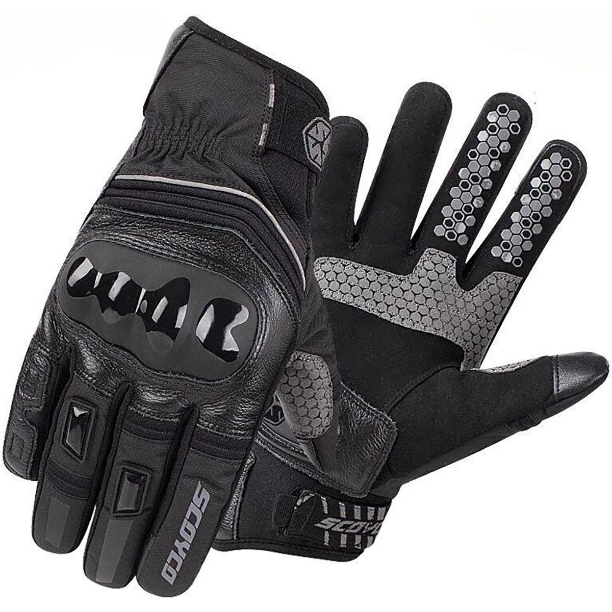 110000369553546.jpg Scoyco MC94 Siyah Kışlık Motosiklet Eldiveni - Görsel 1