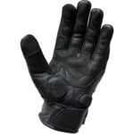 Venom VN-9021 Gerçek Deriden Korumalı Siyah Motorcu Eldiveni - Görsel 2