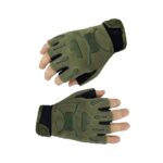Single Sword Yarım Parmak Taktik Eldiven - Bisiklet Motosiklet Eldiveni - Görsel 2