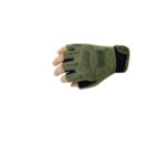 Single Sword Yarım Parmak Taktik Eldiven - Bisiklet Motosiklet Eldiveni - Görsel 3