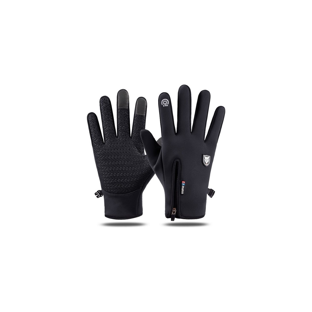 110000747080203.jpg Sw Future Açık Rüzgar Geçirmez Su Geçirmez Bisiklet Kış Sıcak Eldiven Q908 (Yurt Dışından) - Görsel 1