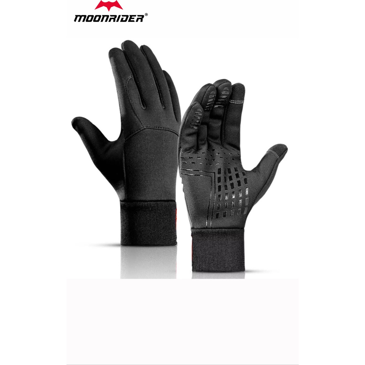 110000775069713.jpg MOONRIDER Motosiklet Eldiveni Kışlık Waterprof Soğuktan Koruma Telefon Dokunmatik Özelliği Motorcu Eldiveni NX-5 - Görsel 1