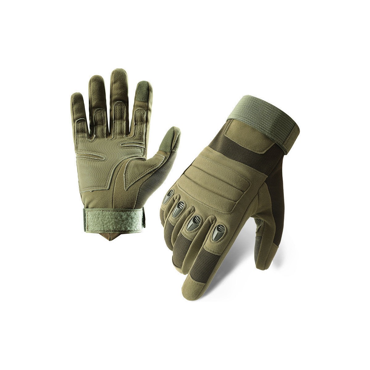 110000778115524.jpg Nexus Mark Motorcular ve Taktik Kullanıcılar Için Kış Koruyucu Eldivenler Askeri Yeşil ZS-008 (Yurt Dışından) - Görsel 1