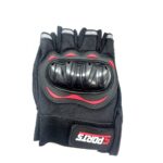 Sports Unisex Korumalı Yarım Motorsiklet Eldiveni Sports - Görsel 2