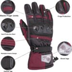 Kamfan Su Geçirmez ve Dokunmatik Ekranlı Kış Motosikleti Eldivenleri - Görsel 3