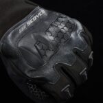 Motoanl Motosiklet Kışlık Eldiven Waterproof Oxford ve Deri Kumaş Premium Motor Korumalı Eldiveni Siyah - Görsel 4