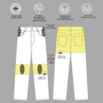 Vexo Tıtans Kot Motosiklet Pantolonu Siyah - Görsel 4