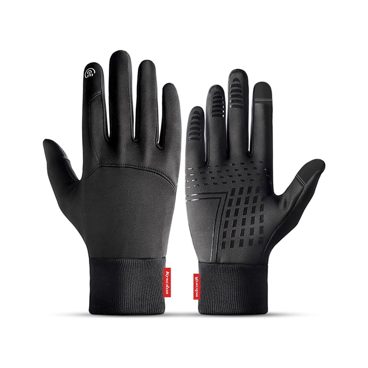 110000954486380.jpg Kyncilor Outdoor Dokunmatik Rüzgar Su Geçirmez Motosiklet Eldiveni L - Görsel 1