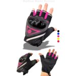 Motiva Pembe Kısa Yarım Parmak Kadın Motosiklet Eldiveni MW120P - Görsel 2