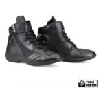 4riders City Evo Ce Sertifikalı Korumalı Motosiklet botu Siyah