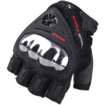 Scoyco MC44D Yazlık Yarım Motosiklet Eldiveni Siyah