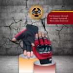 Akgüneş Motosiklet Yarım Eldiven