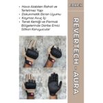 Motokit Revertech Aura Krem - Dokunmatik Ekran Uyumlu Motosiklet Eldiveni (Erkek)