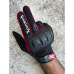 Motokit Revertech Aura Kırmızı - Dokunmatik Ekran Uyumlu Motosiklet Eldiveni (Erkek) - Görsel 3