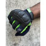 Motokit Revertech Aura Lacivert / Neon - Dokunmatik Ekran Uyumlu Motosiklet Eldiveni (Erkek) - Görsel 3